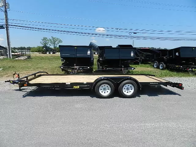 Big Tex 7 x 20 Open Car Hauler Slide Out Ramps - Image 4