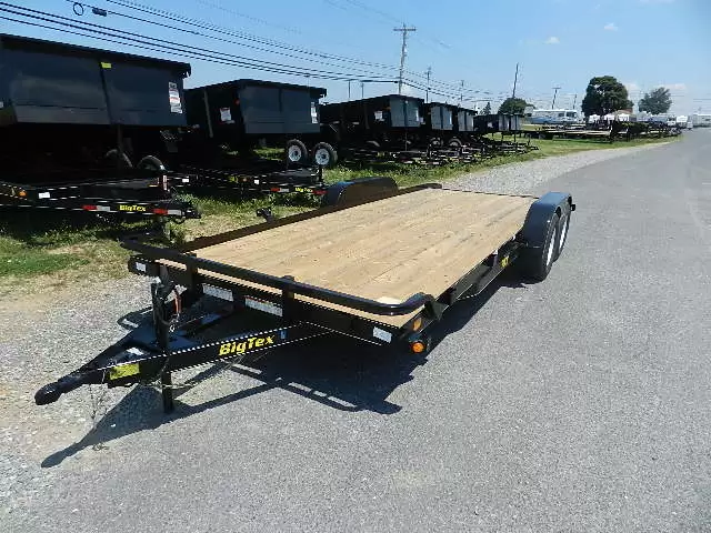 Big Tex 7 x 20 Open Car Hauler Slide Out Ramps - Image 5