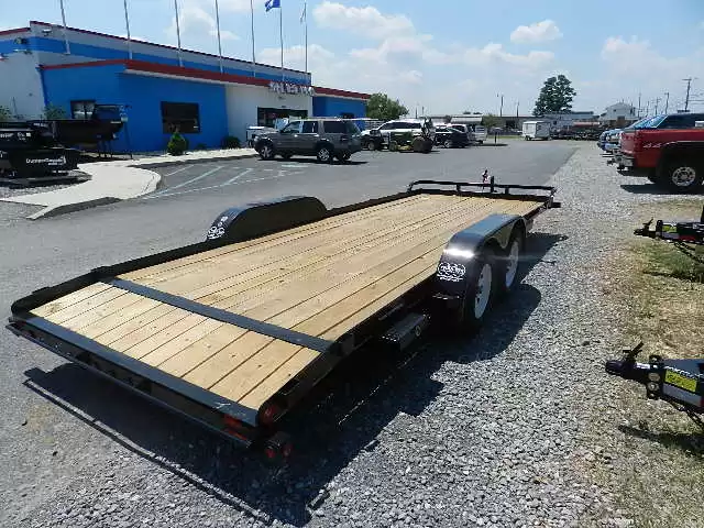 Big Tex 7 x 20 Open Car Hauler Slide Out Ramps - Image 2