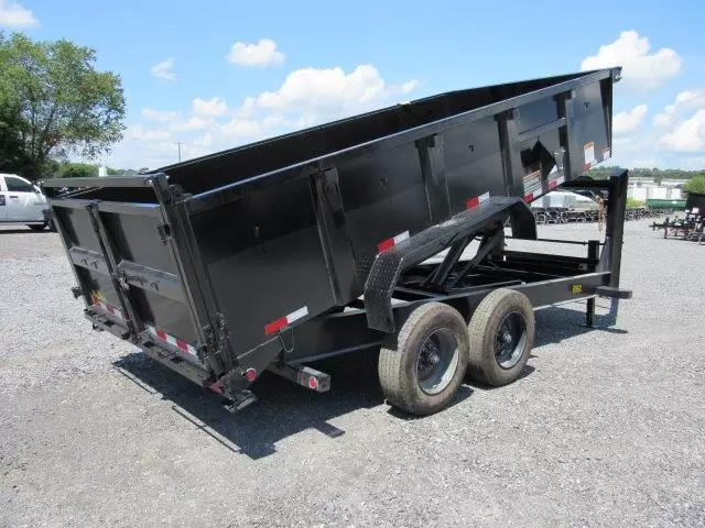 Big Tex 7 x 16 Gooseneck Dump Trailer 10K Axles - Image 4