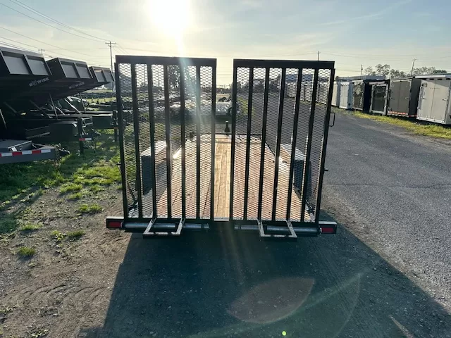 BWise 7 x 18 Equipment Trailer Split Landscape Ramp - Image 6