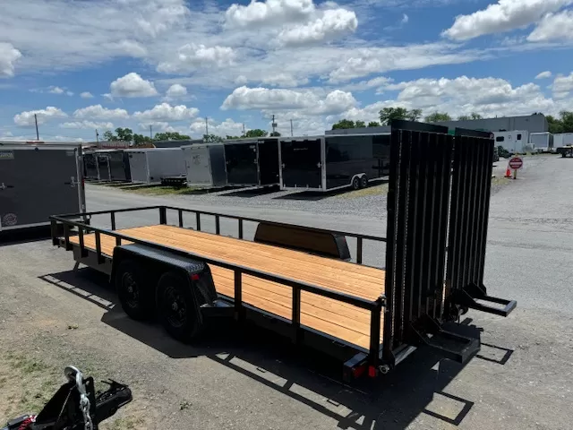 BWise 7 x 20 Low Profile Equipment Trailer Landscape Ramp - Image 4