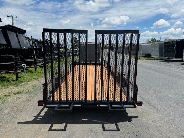 BWise 7 x 20 Low Profile Equipment Trailer Landscape Ramp - Image 2