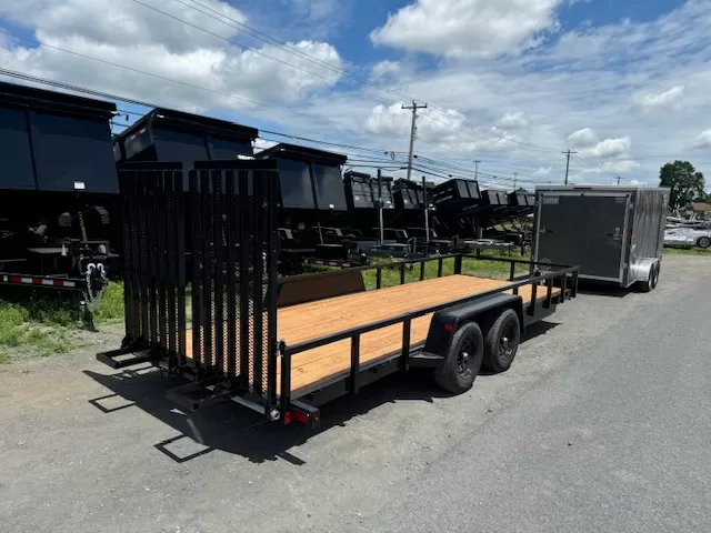 BWise 7 x 20 Low Profile Equipment Trailer Landscape Ramp - Image 5