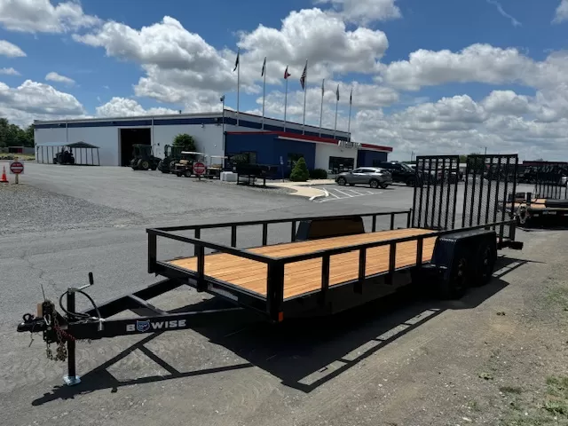 BWise 7 x 20 Low Profile Equipment Trailer Landscape Ramp - Image 3