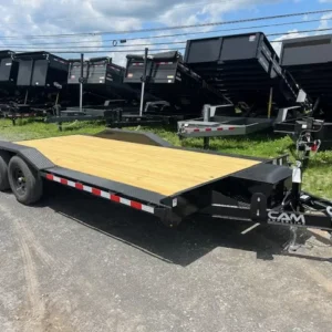 CAM Superline 7 x 18 Equipment Trailer Drive Over Fenders