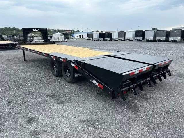CAM Superline 8 x 25 Gooseneck Deckover Equipment Trailer - Image 5