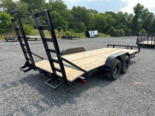 Carry On 7 x 18 Low Profile Equipment Trailer Ladder Ramps - Image 4