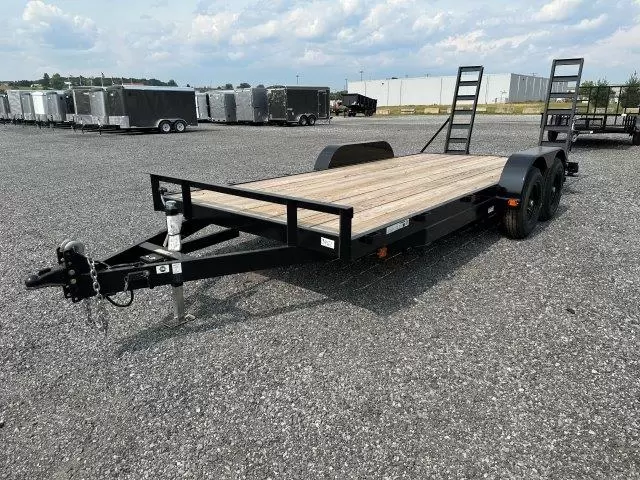 Carry On 7 x 18 Low Profile Equipment Trailer Ladder Ramps - Image 3