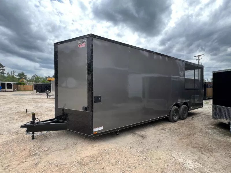 Tatinium Screened in Porch Trailer 8.5x24TA