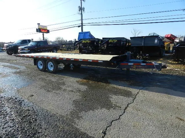 BWise 8 x 22 Deckover Equipment Trailer Power Tilt - Image 4