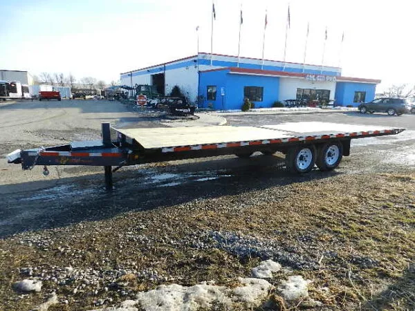 BWise 8 x 22 Deckover Equipment Trailer Power Tilt - Image 5