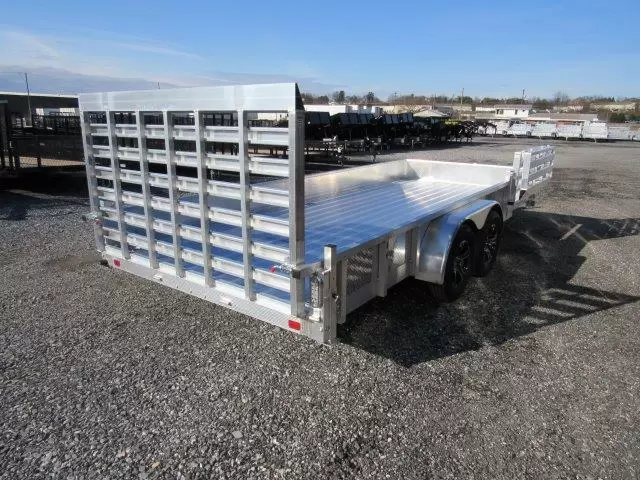Sport Haven 7×18 Aluminum Landscape Trailer Side - Image 5