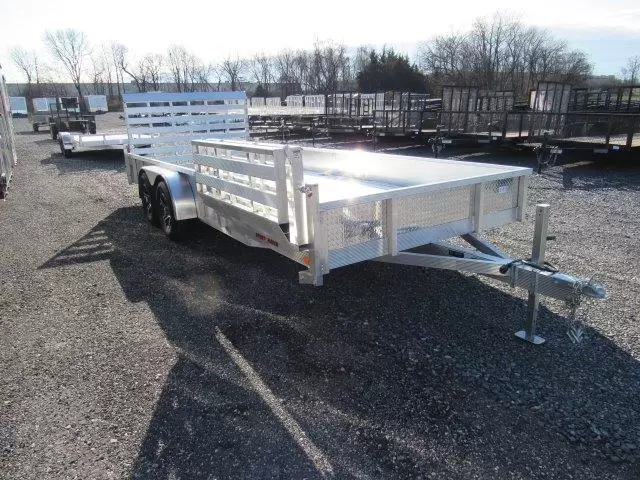 Sport Haven 7×18 Aluminum Landscape Trailer Side - Image 4
